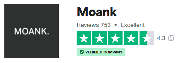 Moank på Trustpilot